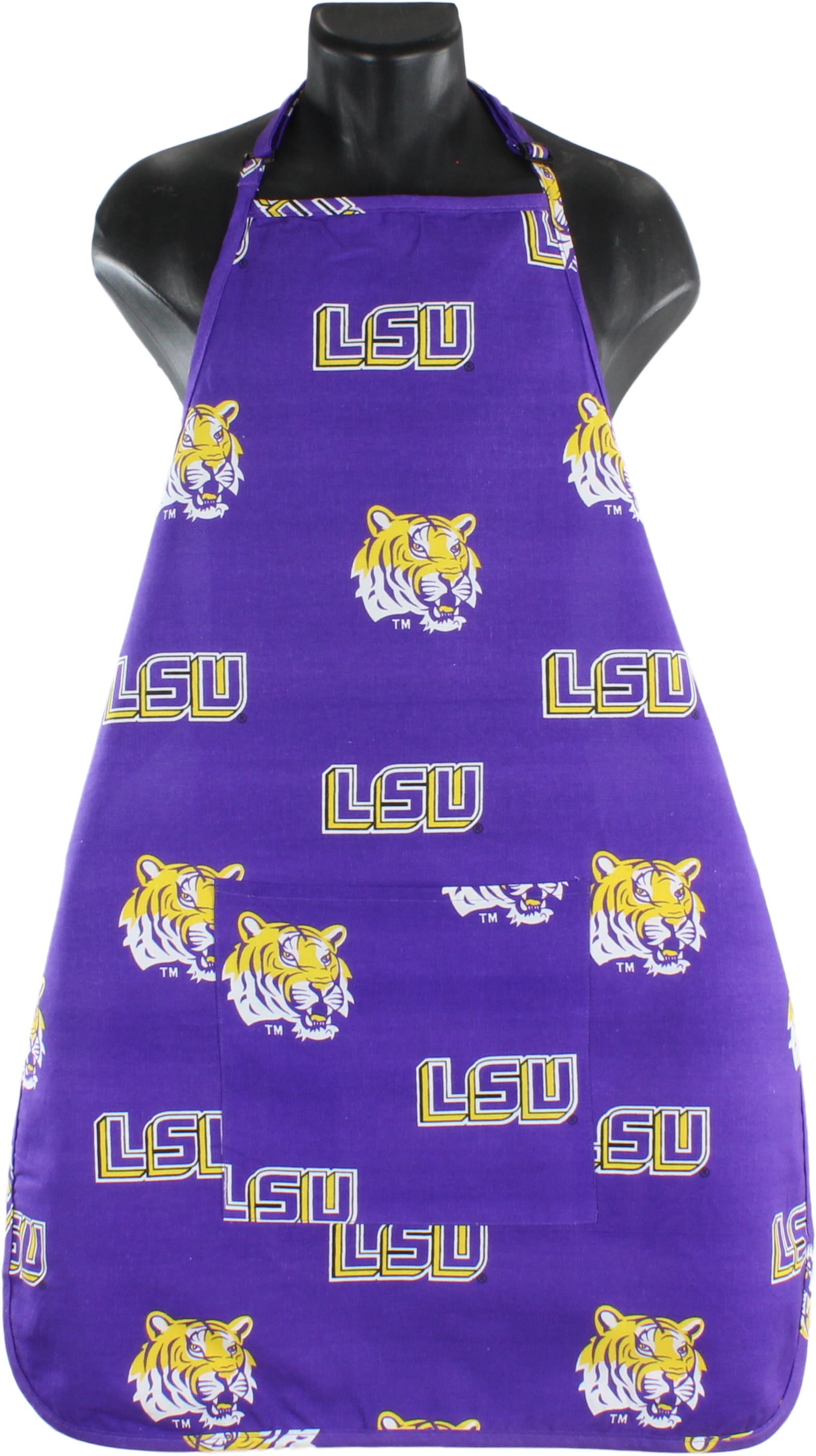 LSU Tigers Apron And Chef Hat Set Officially Licensed main image 1
