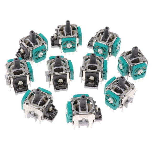 Methold L R Analog Joystick Control 3D Rocker Pieza de repuesto para PS3 Videojuegos y accesorios tipo 4 10 piezas