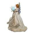 thumbnail image 4 of Kurt Adler 12-Inch White and Silver LED Fiber Optic Angel Treetop, 4 of 4