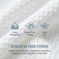 thumbnail image 3 of REGALWOVEN 2 Pack Solid Color Cotton Kitchen Towels, 100% Pure Cotton Soft Absorbent Dish Towels White 25" x 15", 3 of 7