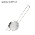 thumbnail image 3 of DISEN Set of 3 2.8" Stainless Steel Fine Mesh Strainers Set Liquid Colanders Sieve Sifters Crafted with Handles for Quinoa & Amaranth Kitchen Food,Tea Coffee Powder Fry, Juice, 3 of 8