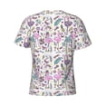 thumbnail image 6 of Vsdgher Summer with Flamingo Print Men's Dry Fit Mesh Athletic Shirts Moisture Wicking Tennis T-Shirt Tops, 6 of 9