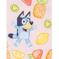 thumbnail image 3 of Bluey Toddler Girls' Sleeveless Graphic One-Piece Swimsuit Bluey and Bingo Tropical Fruit Pink, 3 of 8
