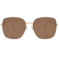 thumbnail image 3 of Gafas de Sol SOJOS de Moda, Cuadradas y Sobredimensionadas SJ1146 Oro/Marrón, 3 of 5