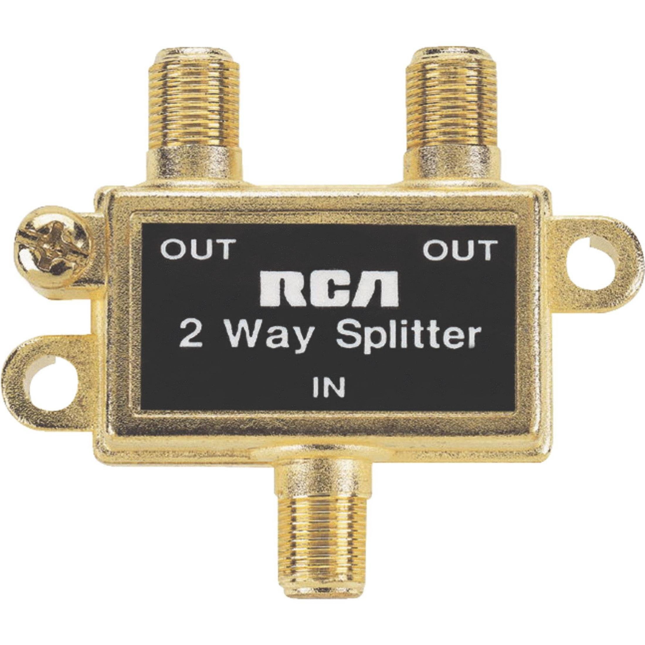 Audiovox, 2-Way Video Signal Splitter, VH47N, Coaxial TV Antenna