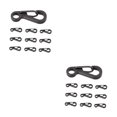 thumbnail image 1 of Greeniant 10 Uds. De llaveros de aleación de Zinc en forma de D, Clips para llavero, hebillas de mosquetón multiusos de aleación de Zinc pequeña, llave Type1 NO1 Greeniant CBP117565, 1 of 5