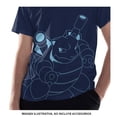 thumbnail image 2 of Playera Pokemon Talla EG Manga Corta con Diseño Estampado Silueta Blastoise Azul, 2 of 3
