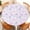 60" (Round), variant on Round Fitted Tablecloth with Elastic Edge for Up to 37"-44" Round Table, Waterproof Tablecover for Camping, Indoor, Outdoor, Holiday, Summer, Small White Flower