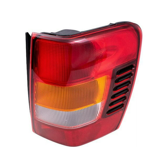 Right Passenger Side Tail Light Assembly with Bulbs - Compatible with 2002 - 2004 Jeep Grand Cherokee (For Vehicles Built From 11/2001 Production Only) 2003