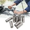 thumbnail image 4 of Écrous d'Accouplement Ronds, 10PCS Filetage Femelle Antirouille Raccord Écrou Brillant pour la Réparation de Pipeline, 4 of 8