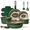 15-Piece Green, variant on Carote 21-Piece Nonstick Pots and Pans Set, Ceramic Cookware Set with Detachable Handle and Lids, Induction Compatible, Green