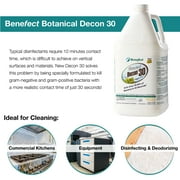 Benefect Botanical Decon 30 Disinfectant Cleaner, Light Lemon and Thyme Scent, 5 Gallon Single