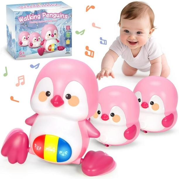Juguete para Bebés TooyBing, Pingüinos Musicales que Gatean, 6-12 Meses