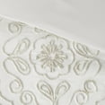 thumbnail image 6 of Home Essence Valeria 3 Piece Tufted Cotton Chenille Coverlet Set, King/Cal KG, Ivory/Taupe, 6 of 10