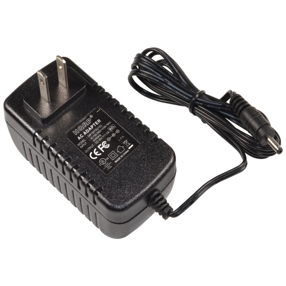 Euro Plug Adapter HQRP 15V AC Adapter for Belkin Boost Up Qi Wireless Charging Pad F7U014 F7U014dqSLV F7U027 F7U050 F7U052 F7U054 15W ADS-26FSG-12 15023EPCU Power Supply Cord Adaptor Charger