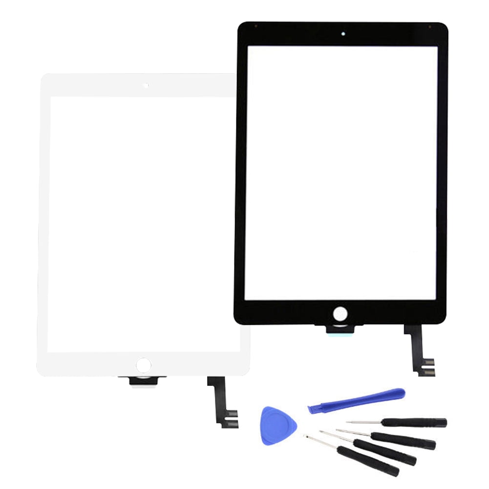 Flmtop Replacement Touch Screen Digitizer Tools Parts Set for iPad