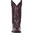 thumbnail image 5 of Laredo Men's Lawton Black Cherry Square Toe Leather Cowboy Boots 68448, 5 of 7