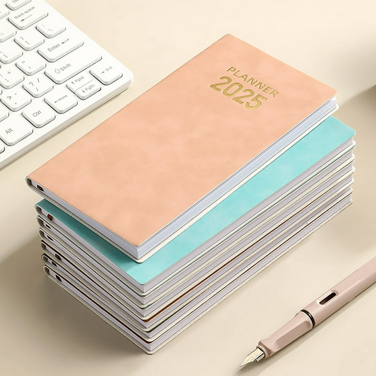 BEZEND 2025 Daily Planner – Dual Schedule A5 Agenda With Monthly Tabs, PU Leather Cover (Lilac)