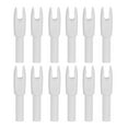 thumbnail image 1 of Uxcell Archery Arrows Nocks, Plastic Insert Arrow Nock Replacement Arrow Tails for Hunting Shooting Compound Recurve Bow White, 1 of 7