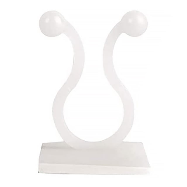 Billuyoard Accesorio para plantas, sujetador de plástico para escalada en pared, ganchos de hebilla de vid para montaje en pared, Clips de Jardín y Patio Largo