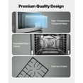 thumbnail image 6 of KFFKFF 30-Inch Freestanding Gas Range Oven, Stainless Steel Stove with 4 Sealed Burners, Convenient Racks, Halogen Light, 4.8 Cu. Ft. Capacity, Ideal for RVs, Apartments, and Mobile Homes, 6 of 9