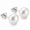 Rhodium, variant on 5.5mm Genuine White Freshwater Cultured Pearl Stud Earrings for Women with Rhodium-Plated 925 Sterling Silver Posts