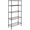 Black, variant on Hassch 5-Tier Storage Rack, Stable Metal Shelves Organizer for Garage, Kitchen and Living Room,Silver,35.43" Lx 13.78"W x 70.87"H