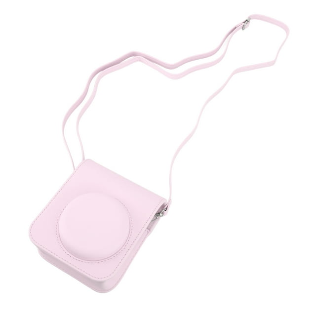 Mini Bolsa Protectora Para Cámara Instantánea, Funda de Pu para Cámarae Con Correa de Hombro Ajustable Para Cámara Mini 12