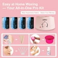thumbnail image 6 of Waxfans Waxing Kit , Easy to Use Wax Warmer Kit for Hair Removal,Hard Wax Beads for Brazilian,for Sensitive Skin, Target Different Type of Hair, 6 of 6