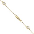thumbnail image 4 of SZUL Women's 2 Carat TW Bezel Set Diamond Station Necklace in 14K Yellow Gold, 4 of 6