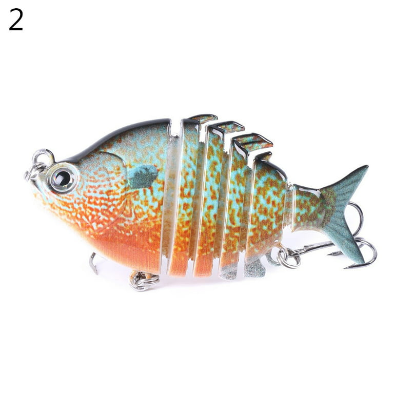 6.35cm 8g 6 Sections Artificial Fishing Lure Wobbler Fish Swim