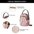 thumbnail image 4 of FORMRS Crossbody Bag for Women Shoulder Cell Phone Purse with Zipper, Soft Brown Pattern, 4 of 7