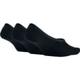thumbnail image 2 of Nike Women's Everyday Lightweight Training Footie Socks (3 Pairs), Black/White, Medium, 2 of 2