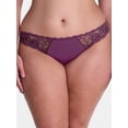 thumbnail image 3 of Joyspun Women's Microfiber and Lace Cheeky Panties, 3-pack, Sizes to 3XL, 3 of 8