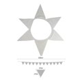 thumbnail image 2 of Bunting 12 banderas 32 m encaje flores banderín banderas boda fiesta decoración Banner, 2 of 5