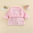 thumbnail image 4 of POINTERTECK Kids High-Quality Flannel Bathrobe Lightweight Solid Color/Leopard Print Pocket Robe with Belt Warm Skin-Friendly, 4 of 8