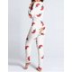 thumbnail image 1 of Sexy Pyjama Women's Jumpsuit Suit Button-down Front Back Butt Bum open Ass Flap Jumpsuit Loungewear Christmas Print Buttoned NEW, 1 of 4