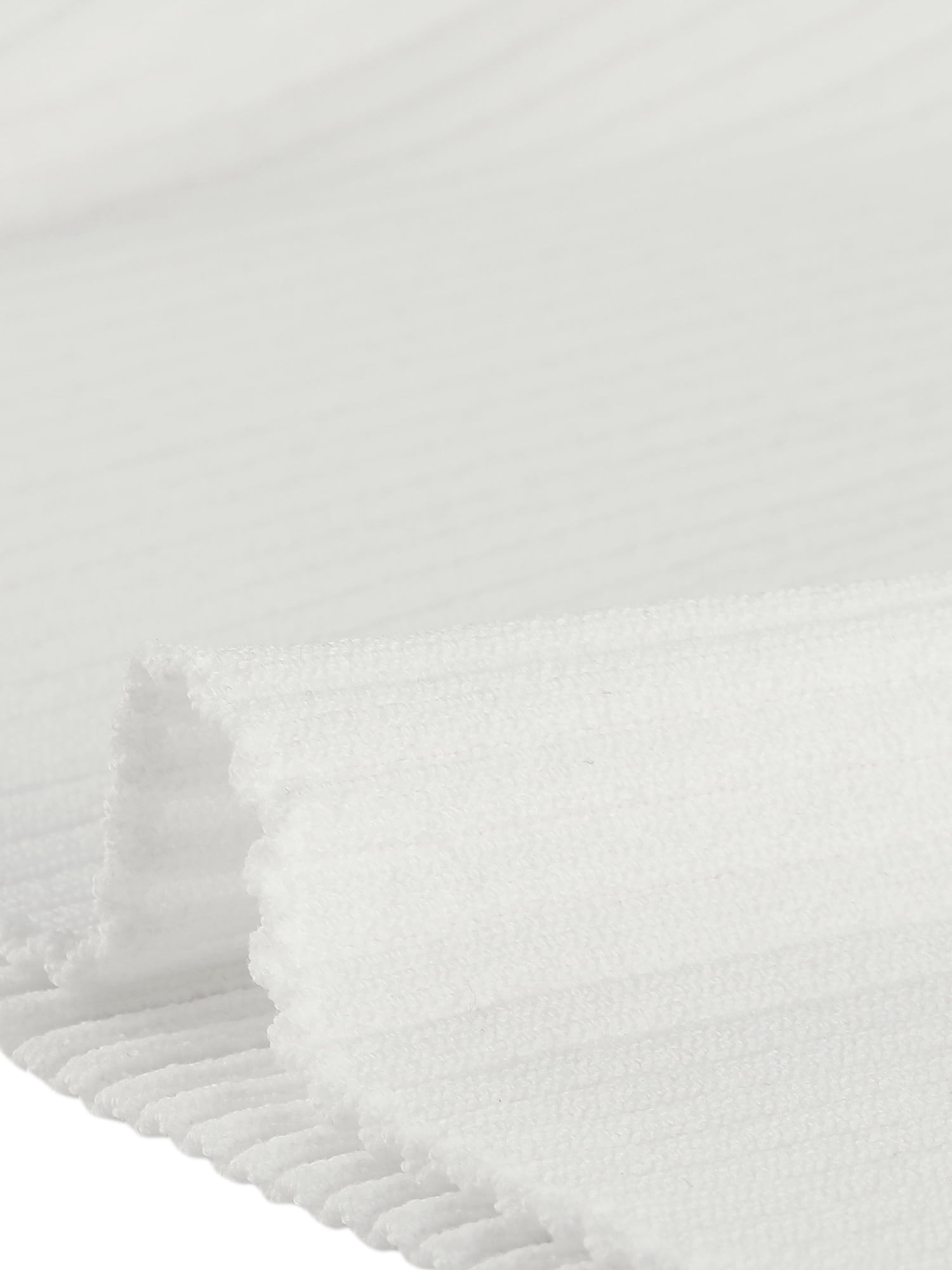 Unique Bargains Women's Square Neck Short Sleeve Knit Pullover Fitted Ribbed Tops L White