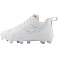 thumbnail image 6 of New Balance Youth Romero Duo TPU Molded Fastpitch Softball Cleats White/Silver 3.5, 6 of 6