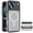 Black, variant on TECH CIRCLE for iPhone 16 Plus Case, Perforated Mesh-Style Back, Built-in Magnetic Ring,  Camera Lens Protector, Compatible with MagSafe, Heat Dissipation Lightweight Slim Basic Case, Dark Blue