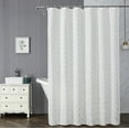thumbnail image 1 of Xiao Hua Cortinas de ducha para baño, de tela lavable, impermeables, color blanco, 1 of 4