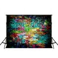 thumbnail image 3 of ABPHOTO Polyester Photography Backdrop 7X5FT Colorful Brick Wall Background Graffiti Wall for Children Photo Photography Backdrop, 3 of 4