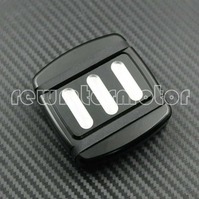 Brake Pedal Pad Black Cut Small Fit For Harley FXST Softail FXD Dyna XL XG 15-up