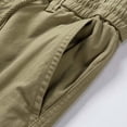 thumbnail image 4 of WEAIXIMIUNG Winter Overalls for Men Work Men Spring and Autumn Outdoor Bundle Feet Youth Leisure Solid Color Cargo Pants, 4 of 7