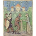 thumbnail image 3 of Bernard Willem Wierink 15x18 Black Modern Framed Museum Art Print Titled - Four Figures (1908), 3 of 5