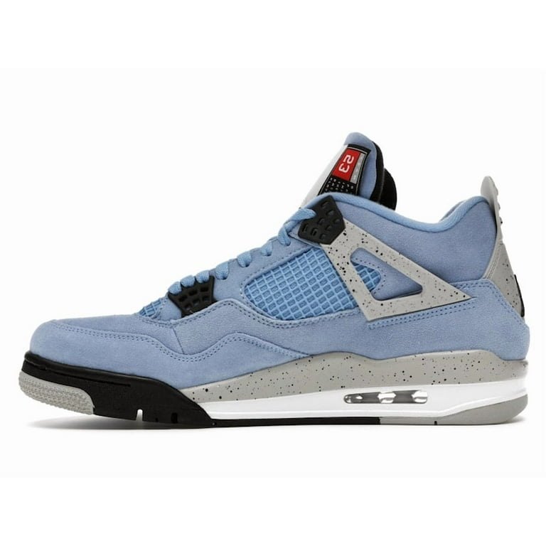 シューズ(男性用) aj4 University Blue Jordan Men's 4 Retro University Blue Basketball Shoes, from StockX
