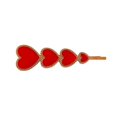 thumbnail image 3 of 3 Pcs Hair Pieces Women Alloy Bobby Pin Heart Hair Pin Hair Barrette Pins Valentines Day Hair Accessories, 3 of 3