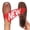Coffee#, variant on Women's Grid Cutout Jelly Mules Slip On Closed Square Toe Summer Slide Sandals Breathable Solid Color Leisure Flat Sandals
