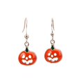 thumbnail image 3 of 6 pares de pendientes de Halloween, pendientes colgantes de Halloween para mujer, pendientes de calabaza, telaraña o murciélago para niñas, disfraces de fiesta de Halloween, 3 of 5