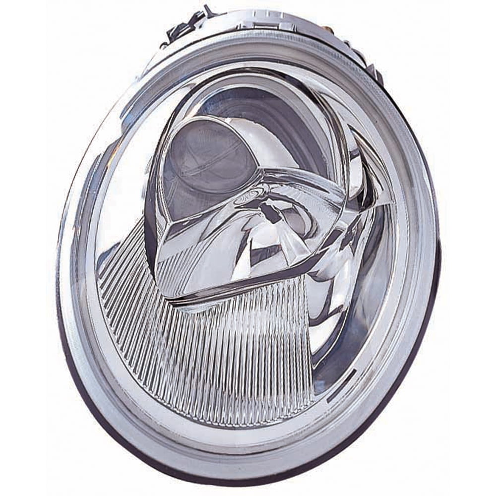 2005 Volkswagen Beetle Headlight Replacement New CAPA Certified Standard Replacement Driver Side Headlight Assembly